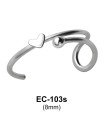 Shiny Heart Circular Ear Cuff EC-103